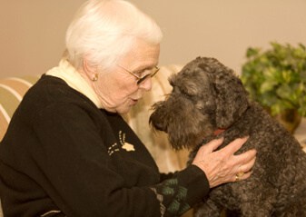 Woman with dog Woman with dog