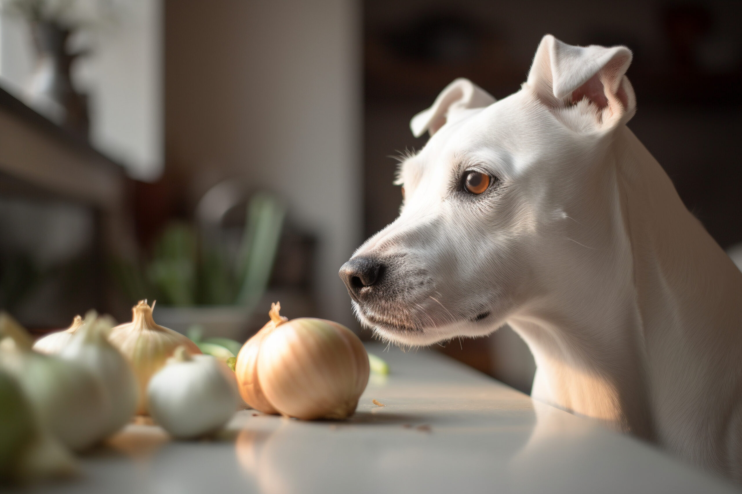 an dogs eat onions?